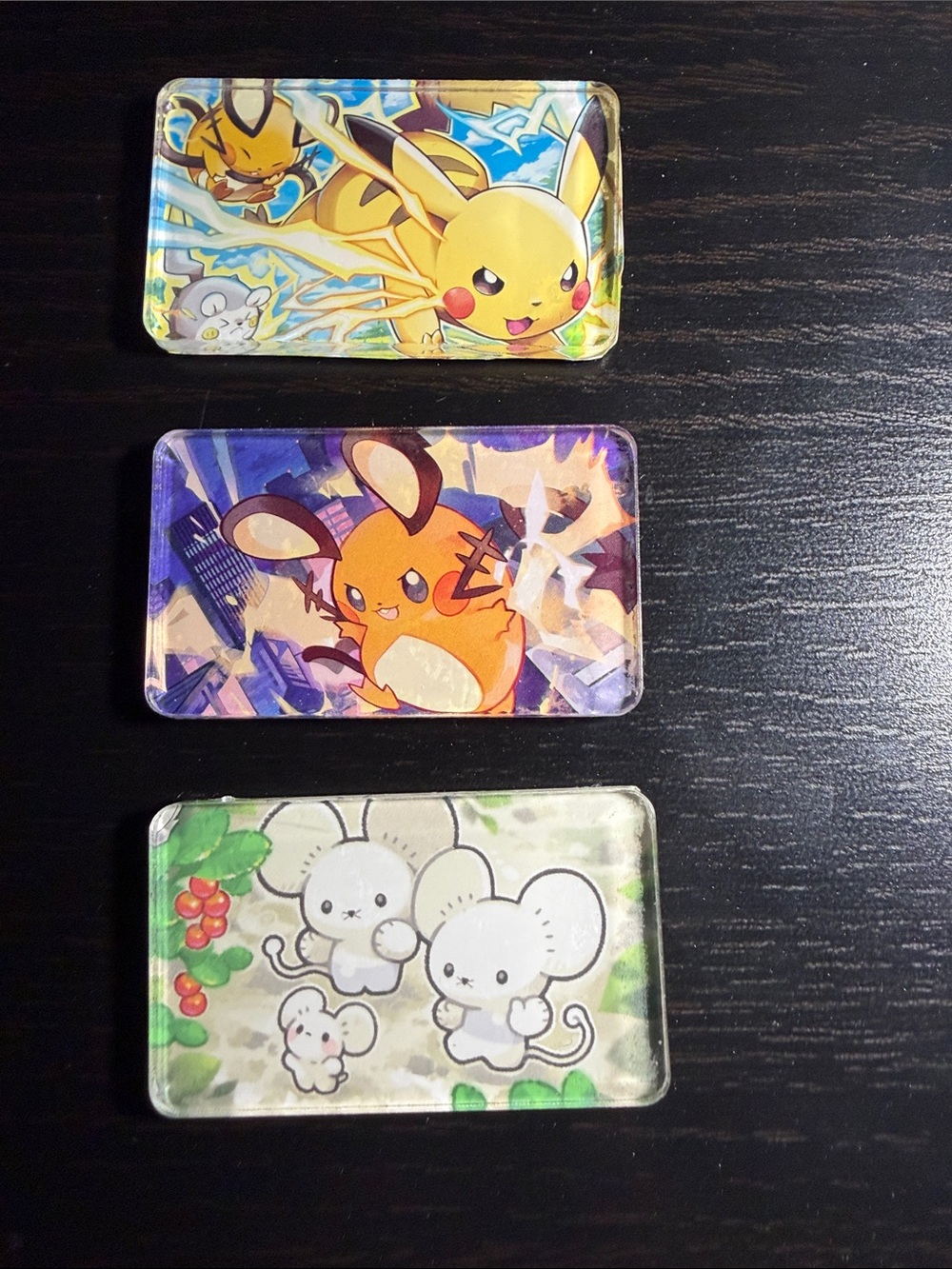 Hand made Pokemon refrigerator Magnets (3 pack)